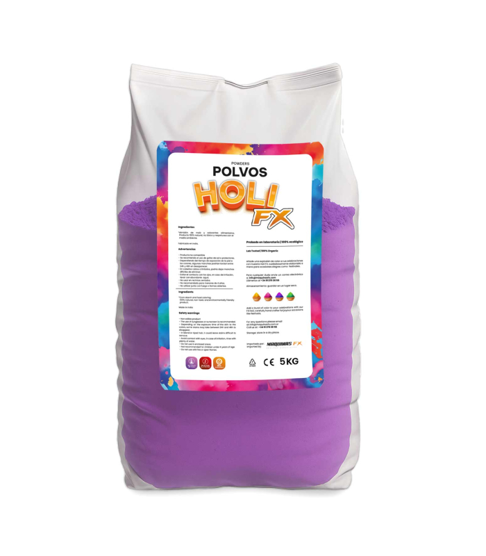 Saco Polvos HOLI FX Morado 5Kg
