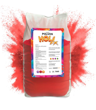 Saco Polvos HOLI FX Rojo 5Kg