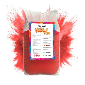 Saco Polvos HOLI FX Rojo 5Kg