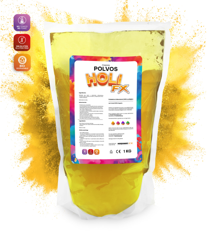 Bolsa Polvos HOLI FX Amarillo 1Kg
