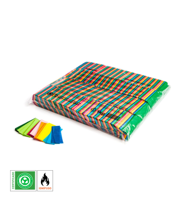 Confeti Papel Rectangular Multicolor Biodegradable