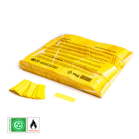 Yellow Biodegradable Rectangular Paper Confetti
