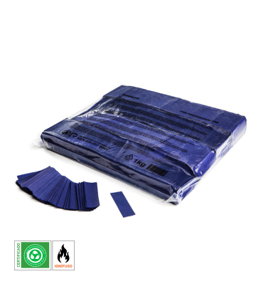 Confeti Papel Rectangular Azul Biodegradable