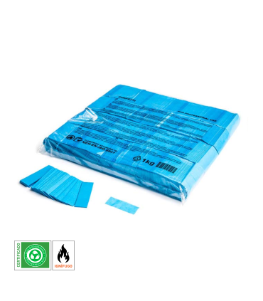 Light Blue Biodegradable Rectangular Paper Confetti