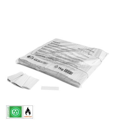 Confeti Papel Rectangular Blanco Biodegradable