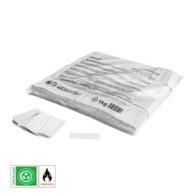Biodegradable White Rectangular Paper Confetti