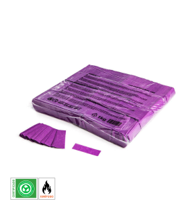 Purple Biodegradable Rectangular Paper Confetti