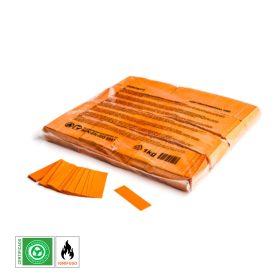 Biodegradable Orange Rectangular Paper Confetti