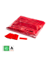 Confeti Papel Rectangular Rojo Biodegradable