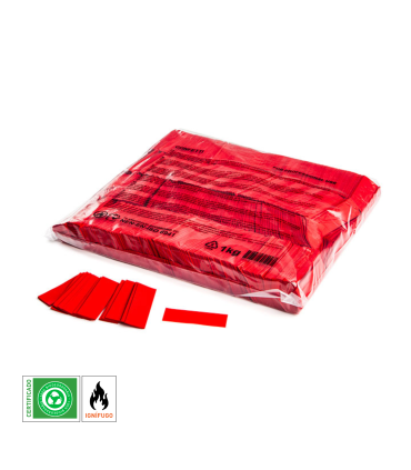 Biodegradable Red Rectangular Paper Confetti
