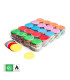 Multicoloured round paper confetti Biodegradable