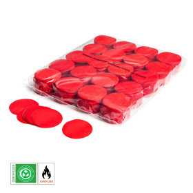 Confeti papel redondo Rojo Biodegradable