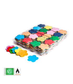 Multicoloured paper flower confetti Biodegradable