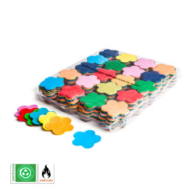 Multicoloured paper flower confetti Biodegradable