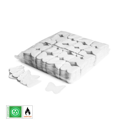 White Biodegradable Butterfly Paper Confetti