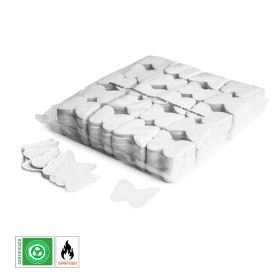 Confeti papel mariposas Blanco Biodegradable