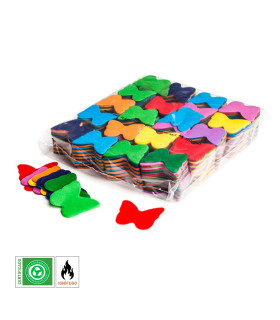 Confeti papel mariposas multicolor Biodegradable