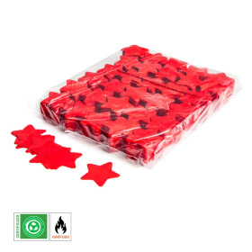 Confeti papel estrellas Rojo Biodegradable