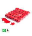 Red Biodegradable Star Confetti Paper
