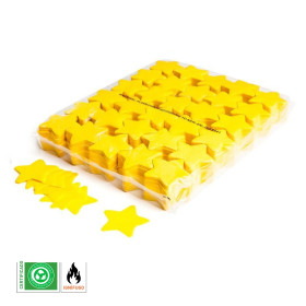 Confeti papel estrellas Amarillo Biodegradable