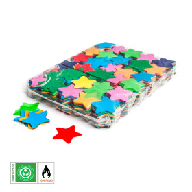 Confeti papel estrellas multicolor Biodegradable