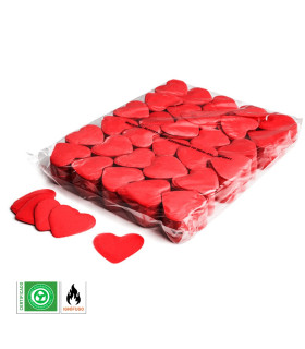 Confeti papel Corazones Rojo Biodegradable
