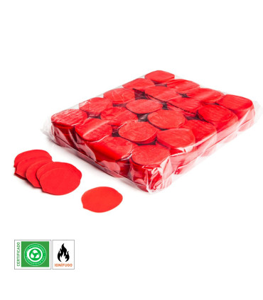 Confeti papel pétalos rojo Biodegradable