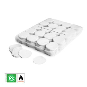 Biodegradable white paper confetti petals