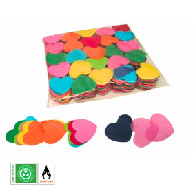 Confeti papel Corazones Multicolor Biodegradable