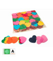 Confeti papel Corazones Multicolor Biodegradable