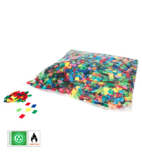 Multicoloured square paper confetti Biodegradable