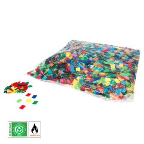 Confeti papel cuadrado multicolor Biodegradable