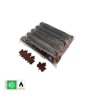 Brown Leaf Paper Confetti