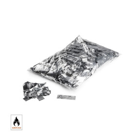 Silver rectangular metallic confetti