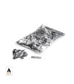 Silver rectangular metallic confetti
