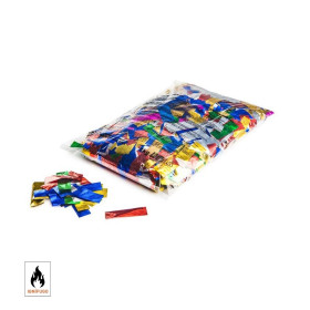 Multicoloured rectangular metallic confetti