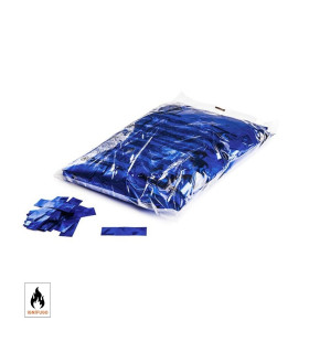 Blue rectangular metallic confetti