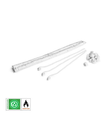 Paper streamer 5 x 0.85 m. white
