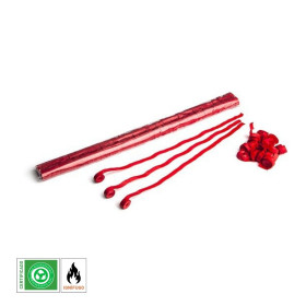 Red biodegradable paper streamer, 5 x 0.85 m.