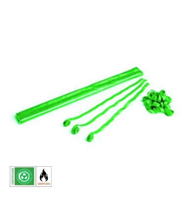 Paper streamer 5 x 0.85 m. light green