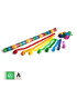 Multicoloured biodegradable paper streamer, 10 m x 1.5 cm