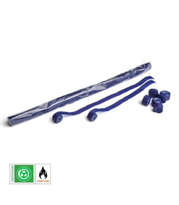 Serpentina papel 10 m. x 1,5 cm. azul Biodegradable