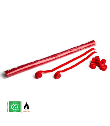 Serpentina papel 10 m. x 1,5 cm. roja Biodegradable