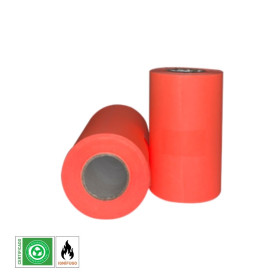 Paper streamer 50 x 10 m. orange