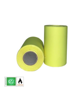 Paper streamer 50 x 10 m. yellow