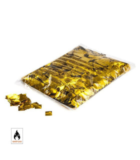 Confeti metalizado cuadrado oro