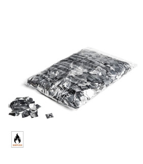 Silver square metallic confetti