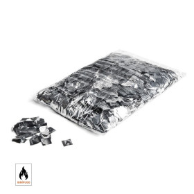 Silver square metallic confetti