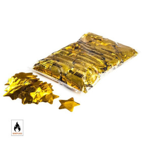 Gold star metallic confetti