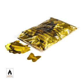 Gold metallic butterfly confetti